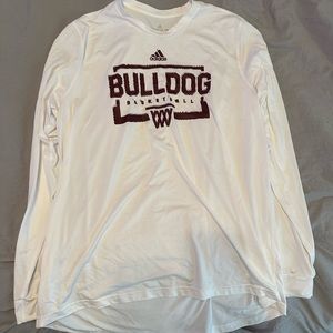 Adidas Mississippi State Basketball Long Sleeve